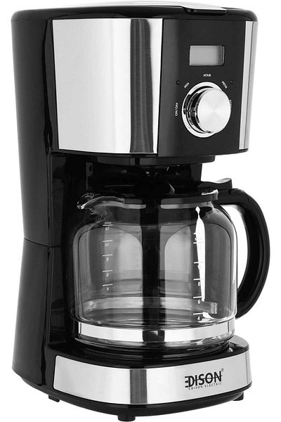 Edison Coffee Machine, 1.5L, 900W - Black