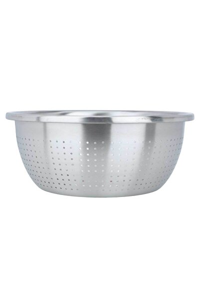 Alsaif Gallery Saif Gallery Stainless Steel Food Strainer, 28 cm - Silver