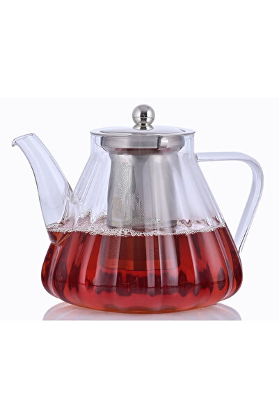 Generic Al Saif Gallery Thermal Glass Teapot, 1.1 Liter, with Filter - Transp...
