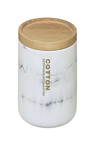 Five Simply Smart High Quality Ceramics Cotton Jar with Lid