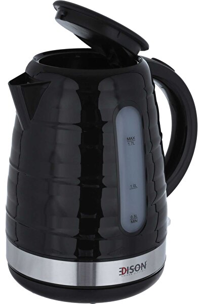 Edison Edison Electric Kettle, 1850-2200 Watts, 1.7 Liters, HHB1706S/BK - Black