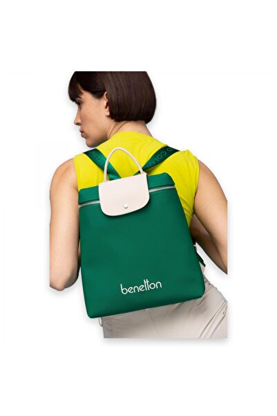 Benetton Bnt_1608 30X27X10 Sirt Yeşil Kadın Çanta