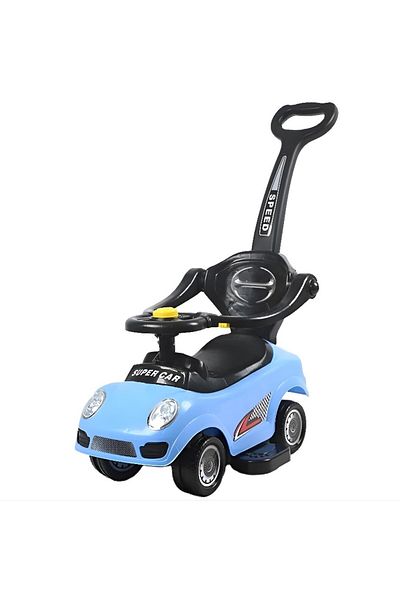 rexa Kids Pedal Push Car with Parent Handle – Ride-On Toy with Steering & Foot Pedals