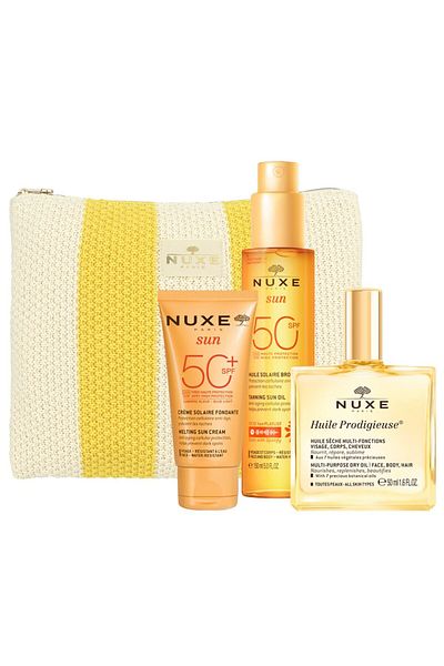 Nuxe Nuxe Summer Set – Face SPF50 50ml + Tanning Oil SPF50 150ml + Dry Oil 50ml + Eyeshadow Palette