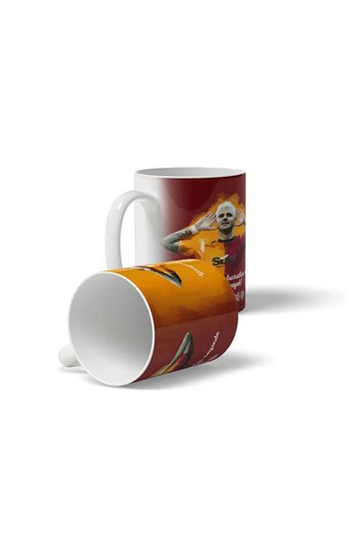 hediyemyum I Am Your Love Event Spotify Code Yellow Red Design Fan Printed Mug Cup Gift Mug