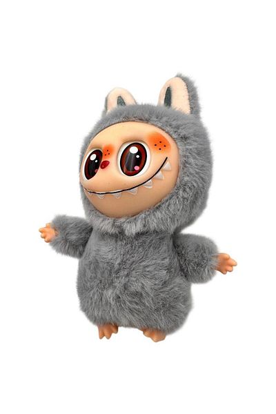 BaoBao Plush Toy 15CM Gray Keychain Type - Funny Plush With Cute Girl, BaoBao