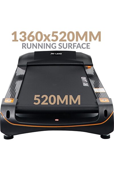 SKY LAND Home Gym Treadmill EM-1277, 5.5HP Peak, Auto Incline, 130KG Max, LED Display