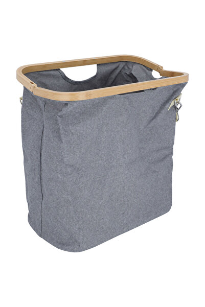 Alsaif Gallery Saif Gallery Laundry Basket, 40.5 x 25 x 42 cm - Grey