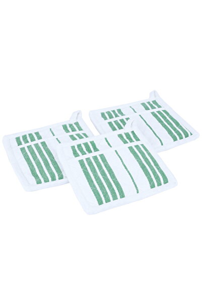 Generic Al Saif Gallery Fabric Pot Holder Set, 3 Pieces - Green