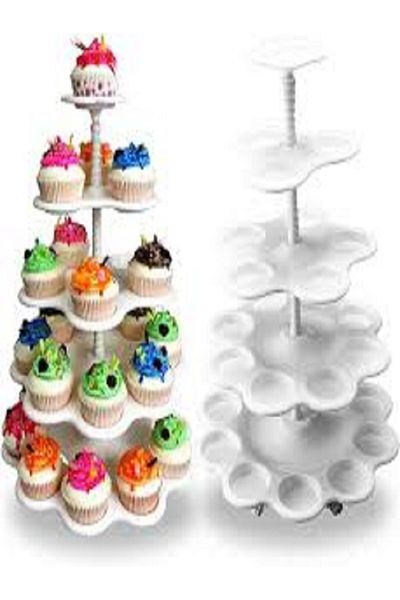 Generic 5 Tier Cupcake Stand, Cupcake Tower Design Cupcake Stand for Party