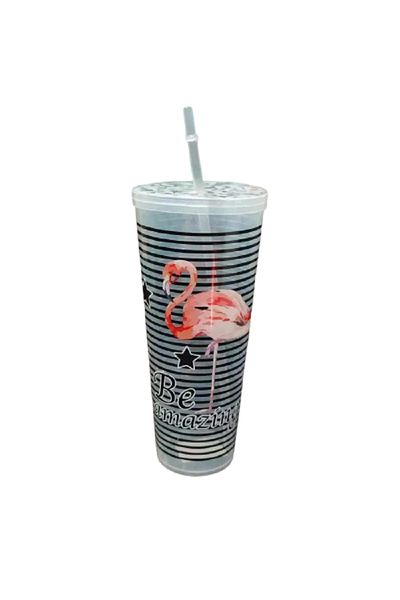 rexa 1000ml Water Bottle with Straw – For Juice, Sports & Travel