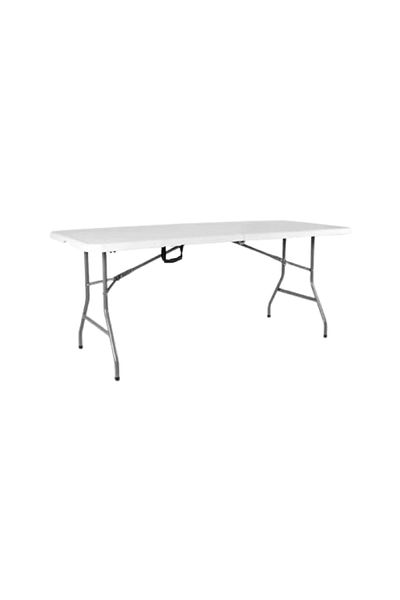 rexa 4 ft. Fold-in-Half Trestle Table
