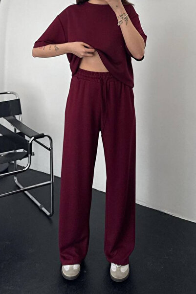 Mogi Butik Ženska trenerka od Modal tkanina kratkih rukava set 3081