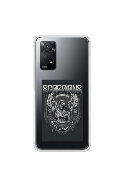 Dali Design Xiaomi Redmi Note 11 Pro Compatible Transparent Case with Scorpio...