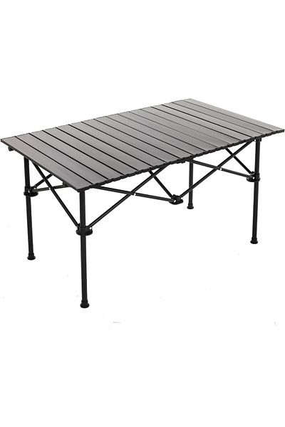 Generic Camping Table, Ultralight Aluminum Folding Beach Table with Carry Bag Travel Furniture for Lawns, Pi