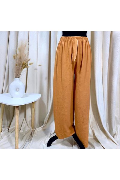 Intisimo Spring-Summer Wide Leg Pants, Brown