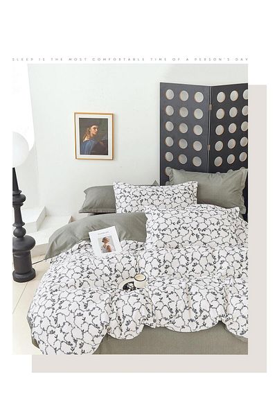 CHIRASO CHIRASO Linen, SUMMER Satin Cotton Fabric, Fitted Sheet 220x240 and Elastic 180x200, 4 Pillowcases