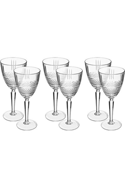 Generic أكواب عصير زجاجية من معرض السيف، سعة 7.74 أونصة، 6 قطع - شفافة