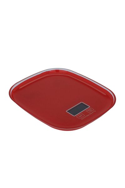 Alsaif Gallery Electronic Kitchen Scale Saif Gallery Glass, 5 Kg - Red