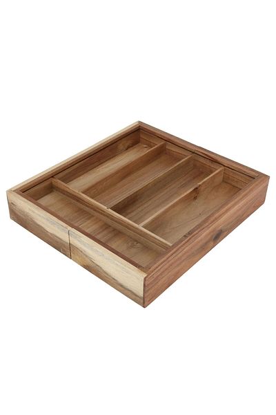 Alsaif Gallery Bamboo Organization Box Alsaif Gallery, 5 Compartment - Wooden