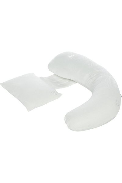 THE MOON MultiPosition Maternity Pillow – Maternity Feeding Nursing Cushion with Removable/W