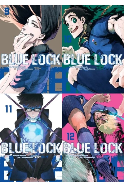 Komikşeyler Yayıncılık Blue Lock 9-10-11-12 manga seti (4 kitap)