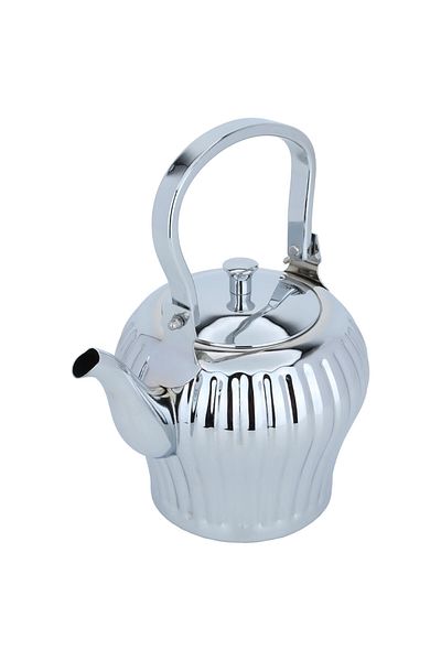 Alsaif Gallery Tuwaik Stainless Steel Coffee Pot Alsaif Gallery, 2 Liters - Silver