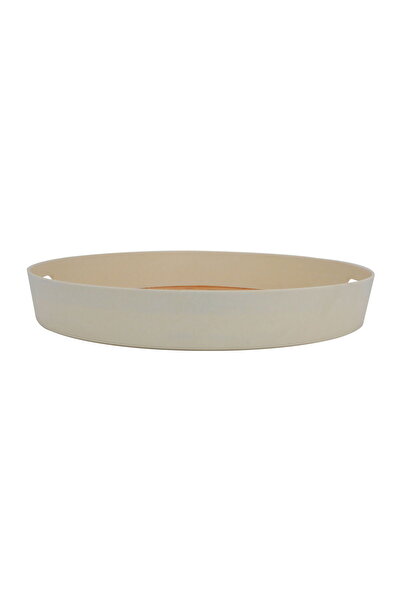 Alsaif Gallery Wooden Serving Tray Alsaif Gallery, 12 Inch, Round - Wooden