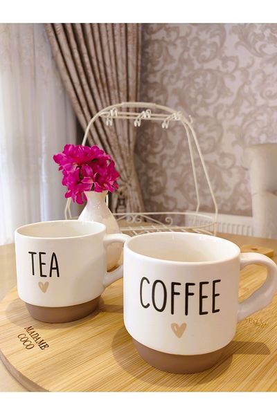 Madame Coco Natural 2-Piece Mug Set