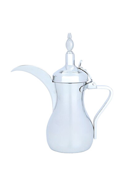 Alsaif Gallery Sulaiman Steel Dallah, 1.4 L - Silver