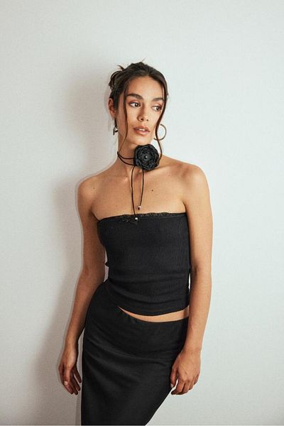 bases. Bluză fără bretele camisole