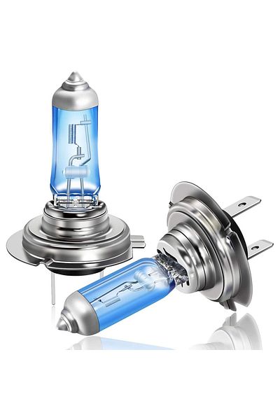 SONORH H7 Bulbs, 100W, 2 Pieces, 12V, 6000K, Super White Halogen, SONORH®