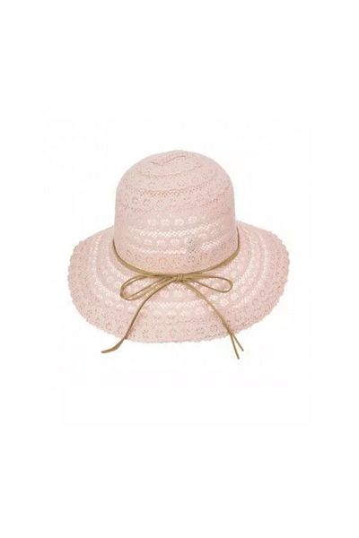 Intisimo Beach hat, Women, Embroidery, Light Pink