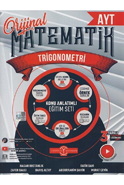Evrensel İletişim Yayınları Orjinal AYT Matematik Trigonometri / Konu Anlatım...