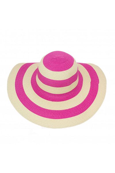 Intisimo Beach hat, Women, Pink/Beige