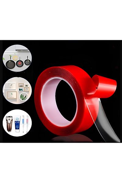 bigpapel Double-Sided Transparent Silicone Tape