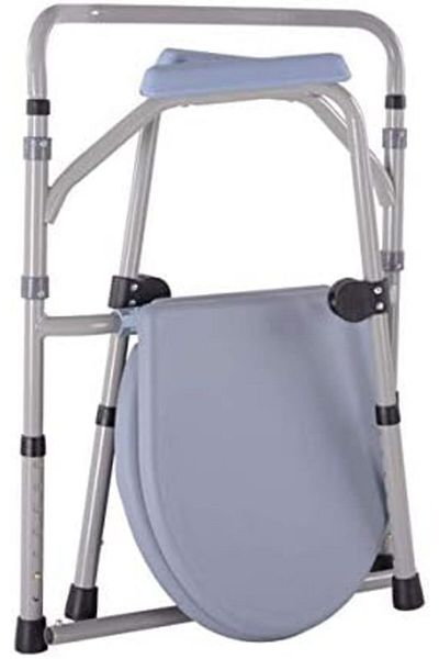 LIMING Elderly Toilet Chair from Healthcare, Removable Shower Chair with 5 Adjustable Heights, A, Pl