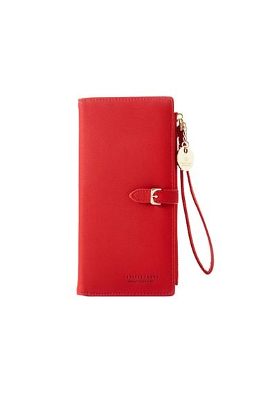 Tessero - Rectangular women's wallet made of eco-leather, snap model, multiple compartments, zip clo