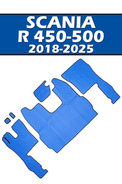 VIPTIRSHOP SCANIA R-450-500-540-560 (2018-2025) سجادة مبطنة من الجلد متوافقة