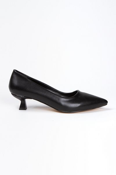 MFT AYAKKABI Women's 3 cm Heeled Pointed Toe Shoes