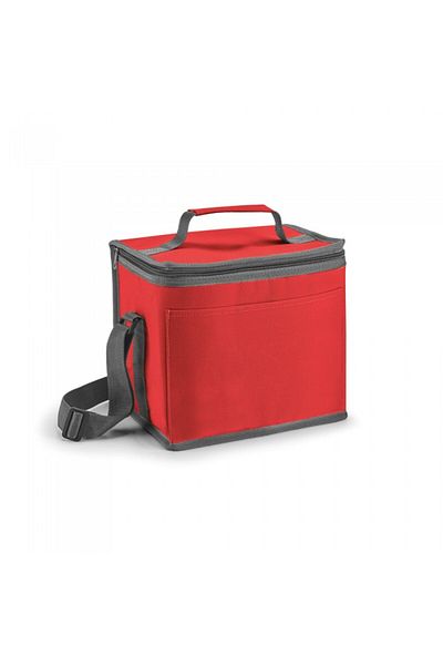 dalimag Thermal bag with adjustable strap and front pocket, 9L, red