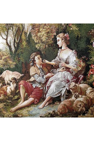 Niva Figurative Series-49 Woven Tapestry Fabric - Romeo and Juliet 1