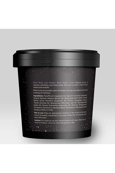 Celia Celia Oil Sugar Scrub with Musk and Powder 600g