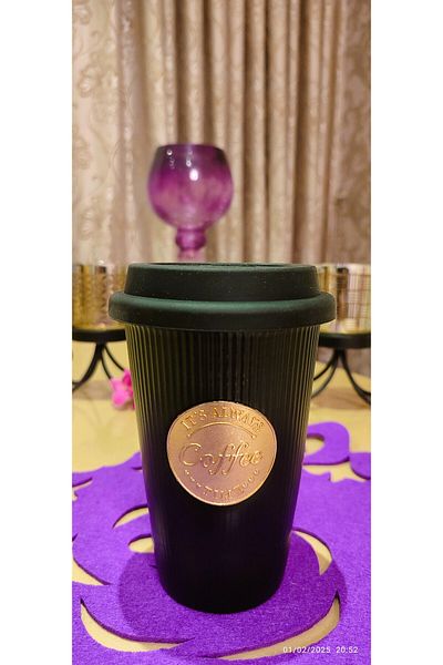 Madame Coco Grand Gold Mug Black - 340 ml