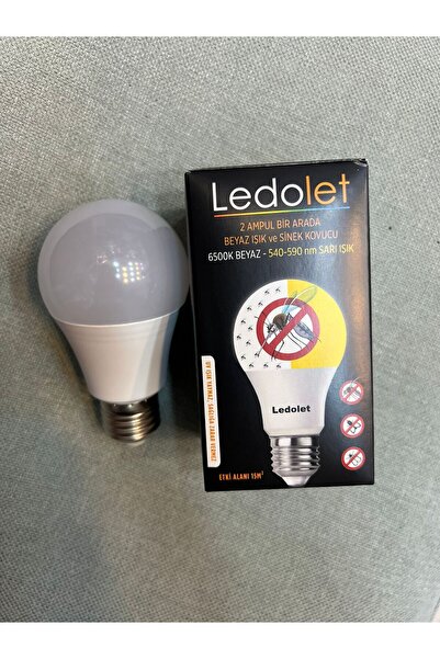 Genel Markalar 10 WATT 6500K BEYAZ IŞIK SİNEK KOVUCU LED AMPUL ETKİ ALANI 15m2