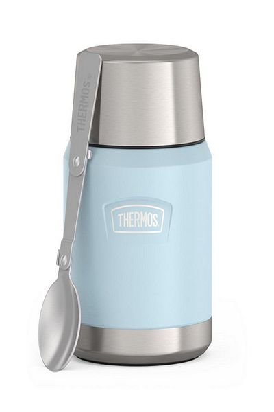 Thermos Vacuum Insulated Stainless Steel Food Jar with Folding Spoon