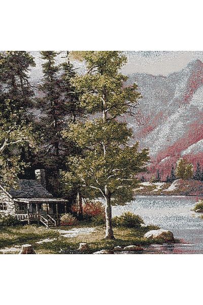 Niva Landscape Series-34 Woven Tapestry Fabric - Forest