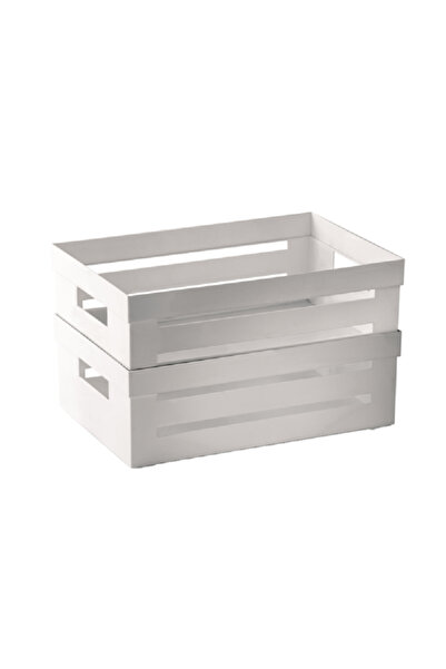 Snips Rectangular Shape BPA Free Premium Polystyrene Kitchen Organizer White ...