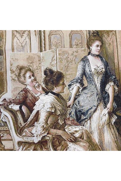 Niva Figurative Seri-55B Woven Tapestry Fabric - Romeo and Juliet 8