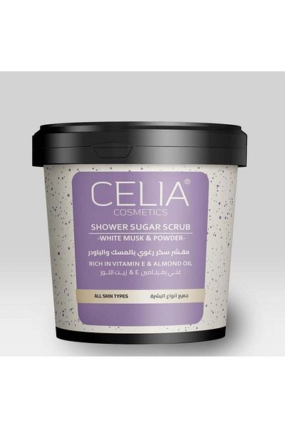 Celia Celia Foaming Sugar Body Scrub with Musk and Powder 600g